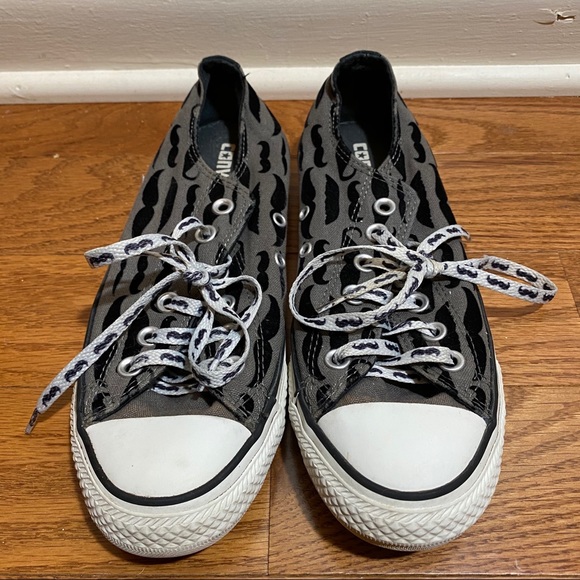 mustache converse